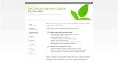 Desktop Screenshot of obnova-zdravi.cz